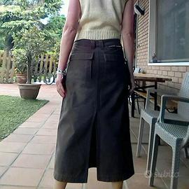 gonna lunga denim
