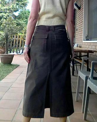gonna lunga denim