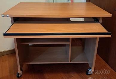 0TTIME CONDIZIONI scrivania postazione PC cn ruote