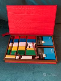 SET POKER VINTAGE COFANETTO IN PELLE