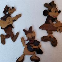 Tre figure Walt Disney