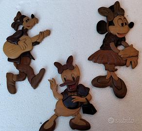 Tre figure Walt Disney
