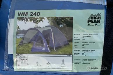 TENDA DA CAMPEGGIO + 2 MATERASSI GONFIABILI