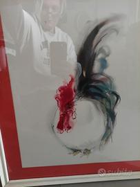 acquarelli con cornice legno