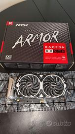 AMD MSI Radeon RX 570 ARMOR 4 Gb
