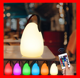 Lampada UOVO RGB SenzaFili LED 16 ColoriIP65 NUOVA