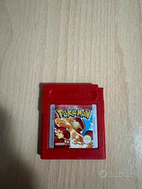 Cartuccia Pokémon Rosso (batteria funzionante)