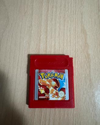 Cartuccia Pokémon Rosso (batteria funzionante)