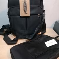 Set Uomo Nuovo: Borsello a Tracolla+ Beauty case