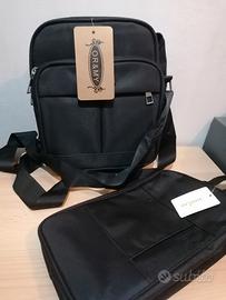 Set Uomo Nuovo: Borsello a Tracolla+ Beauty case