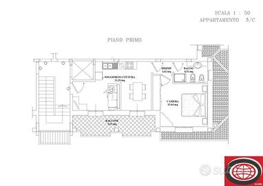 Appartamento di 74 m² con 2 locali e box auto a Mo