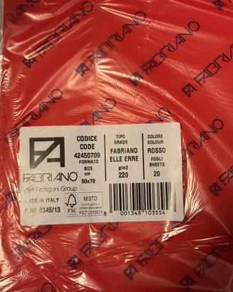 CARTONCINI BRISTOL COLORATI FABRIANO