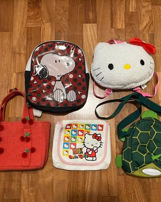 Borsette e zaini per bimbi/bimbe