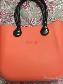 Borsa O Bag Mini - terracotta manici vinile
