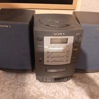 radio/stereo con lettore CD e audiocassette