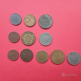 Monete Germania a partire da 15-20 cent. l'una