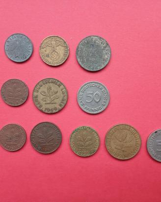 Monete Germania a partire da 15-20 cent. l'una