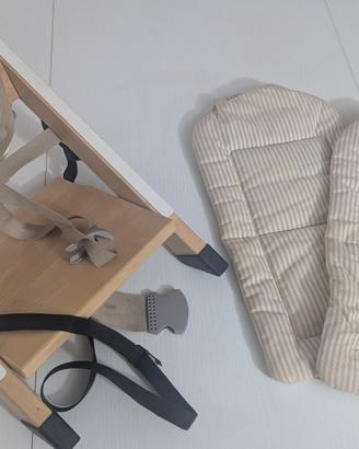 Stokke Handysitt, alzasedia da viaggio con 2 cusci