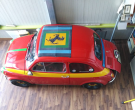 Fiat 500-F d'epoca anno 1970 cavallino rampante