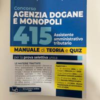 manuale per concorso agenzia delle dogane