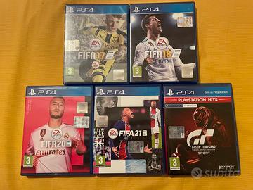 Gran turismo sport,fifa17,fifa18,fifa20,fifa21