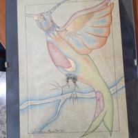 Raffigurante uccello stilizzato 