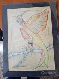 Raffigurante uccello stilizzato 