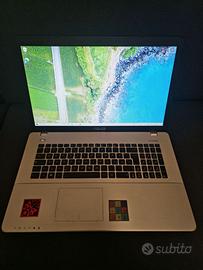 Notebook Asus 17 i7  8Gb 128ssd 1TB SkVideo 2Gb