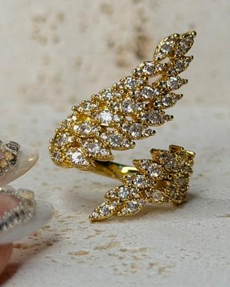Anello " Albero incantato " con diamanti brillanti