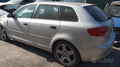 AUDI A3 anno 2006 5 porte cilindrata 1968 KW 103 g