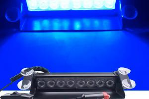 Lampeggiante blu da cruscotto auto