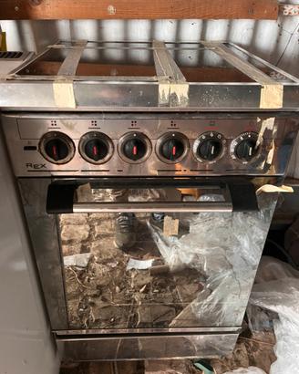 Cucina a gas con forno Rex