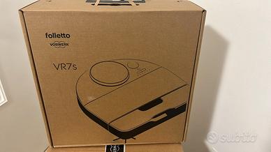 Robot Aspirapolvere Folletto VR7s con Base