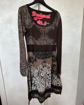 Vestitino pizzo floreale Desigual