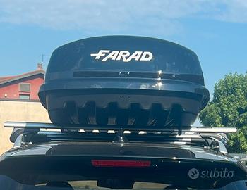 Farad 1-9431 N/6 Gloss Black Car Box, 480 Litres