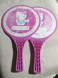 Racchette Beach Tennis Mare spiaggia Hello Kitty 