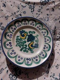 Piatto piano Thun decorato