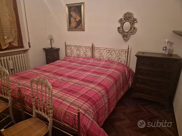 Letto Matrimoniale in Ottone Lavorato