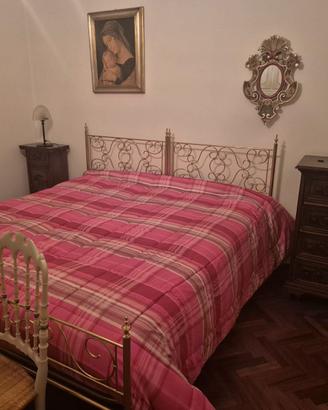 Letto Matrimoniale in Ottone Lavorato
