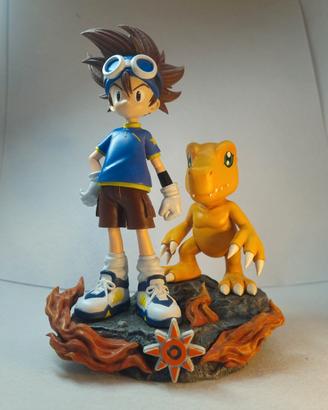 Diorama Digimon - Tai e Agumon