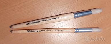 n. 2 pennelli nuovi pittura olio