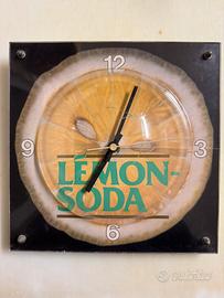 Orologio pubblicitario lemon soda vintage