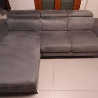 Divano angolare 3 posti Dondi Salotti con chaise l