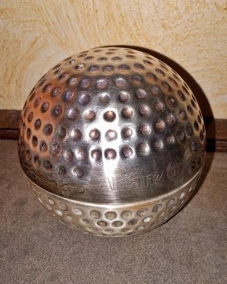 Sfera pallina da golf Allianz argento Sheffield.