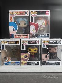 Lotto 5 funko pop dragon ball marvel dc it 007