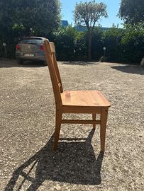 6 Sedie in legno