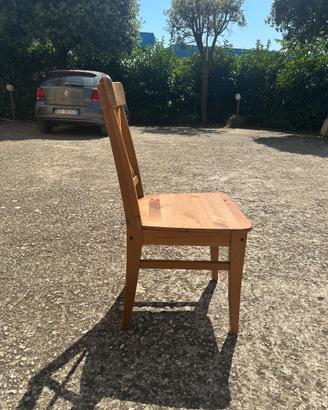 6 Sedie in legno