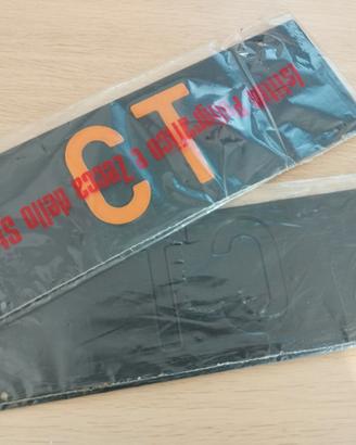 Targhe Catania Anni 80/90