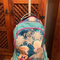 Zaino trolley Frozen con ruote e bretelle