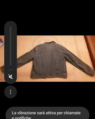giacca jeans imbottito 